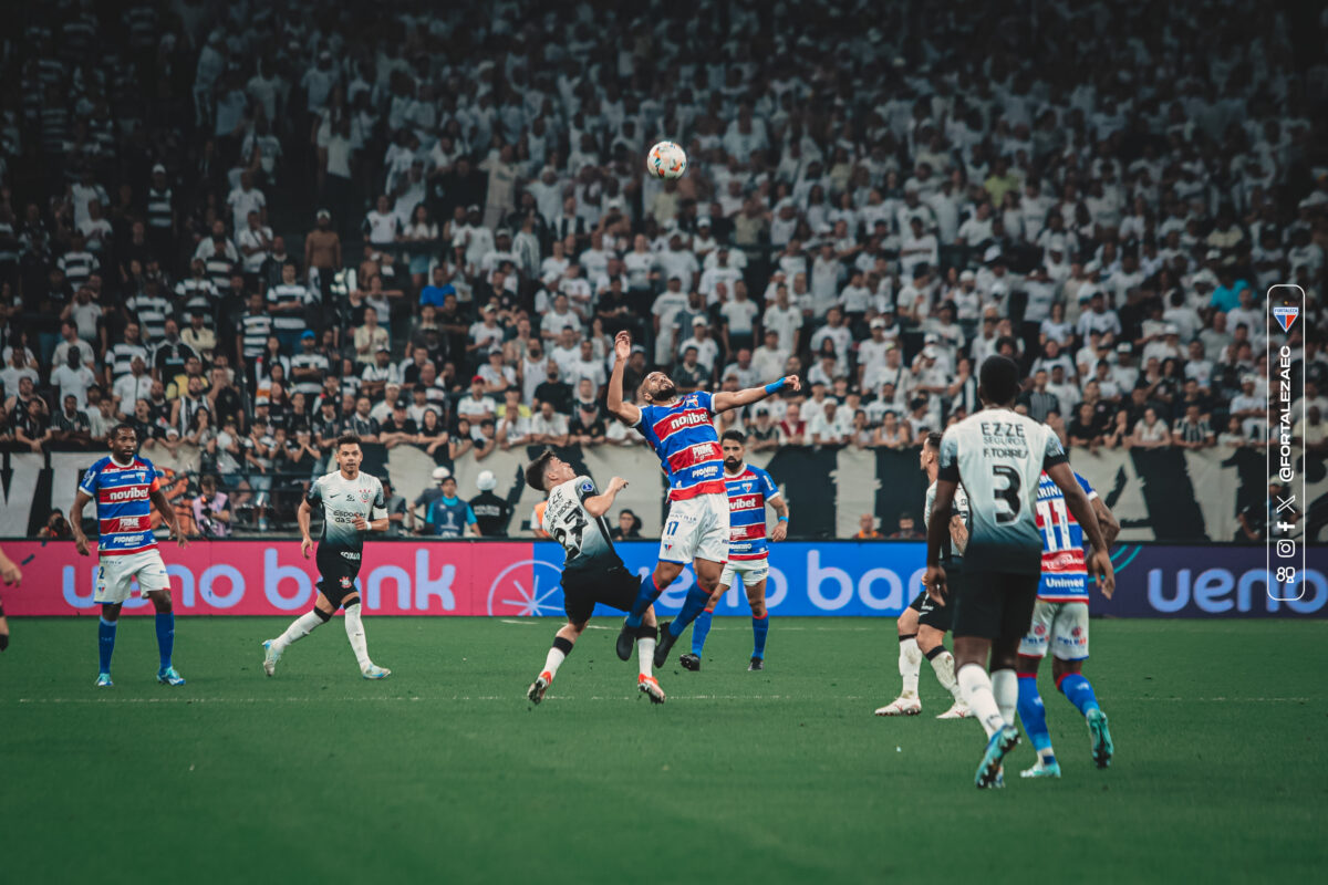 Fortaleza é derrotado pelo Corinthians por 3 a 0 e Está Eliminado da Copa Sul-Americana